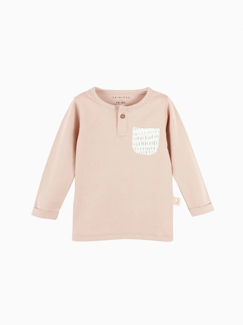 camiseta panadera bebé · rosa misty