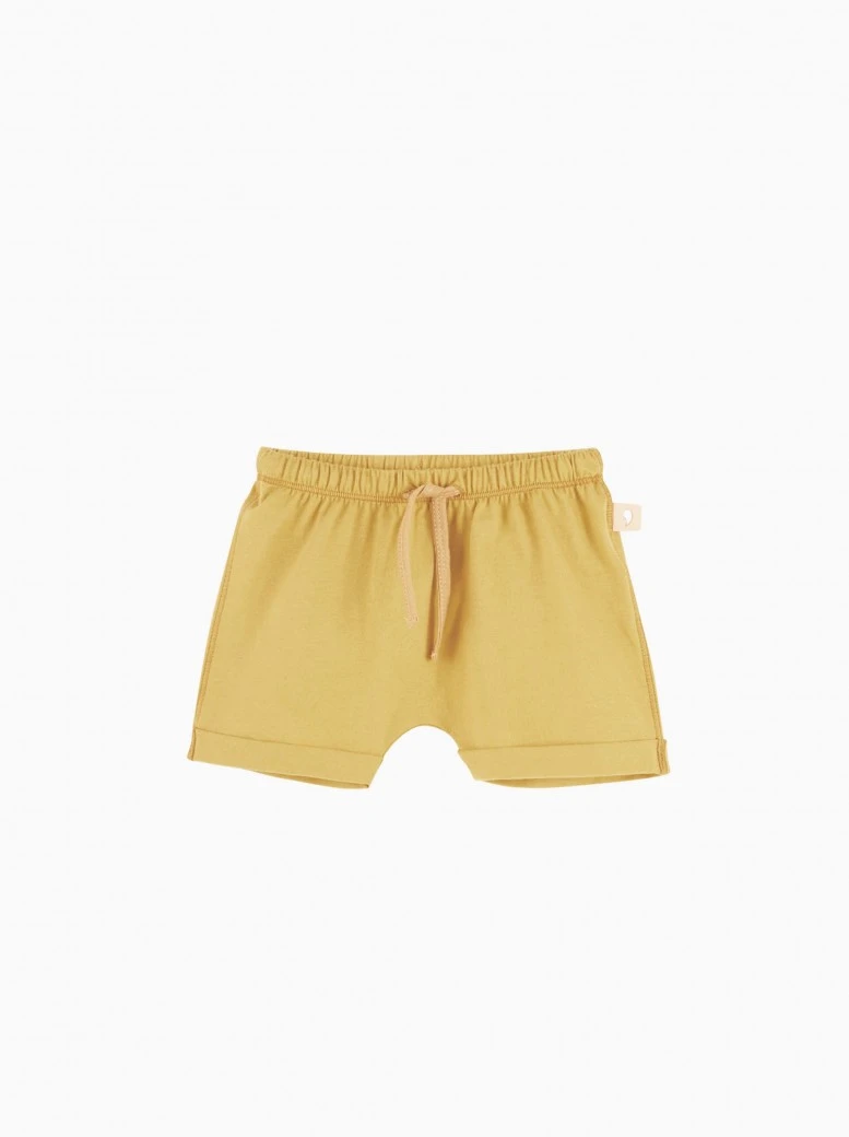 baby baggy shorts · mustard