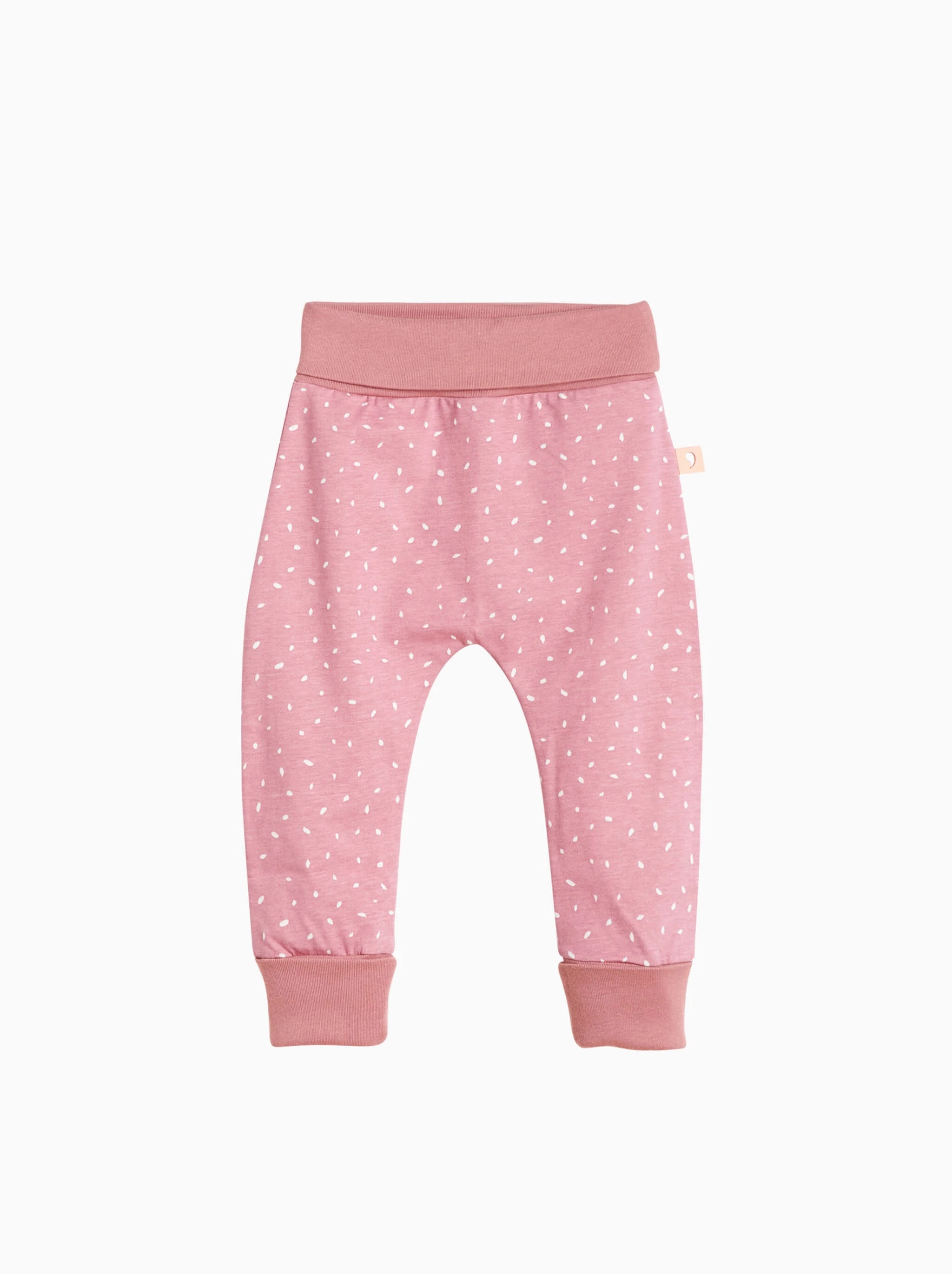 baby baggy pants · pink dots