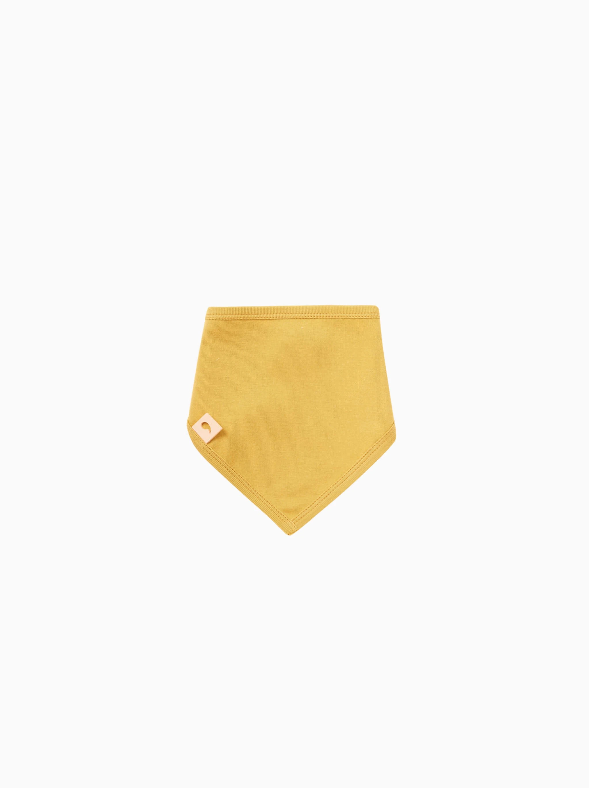 baby bandana bib · mustard