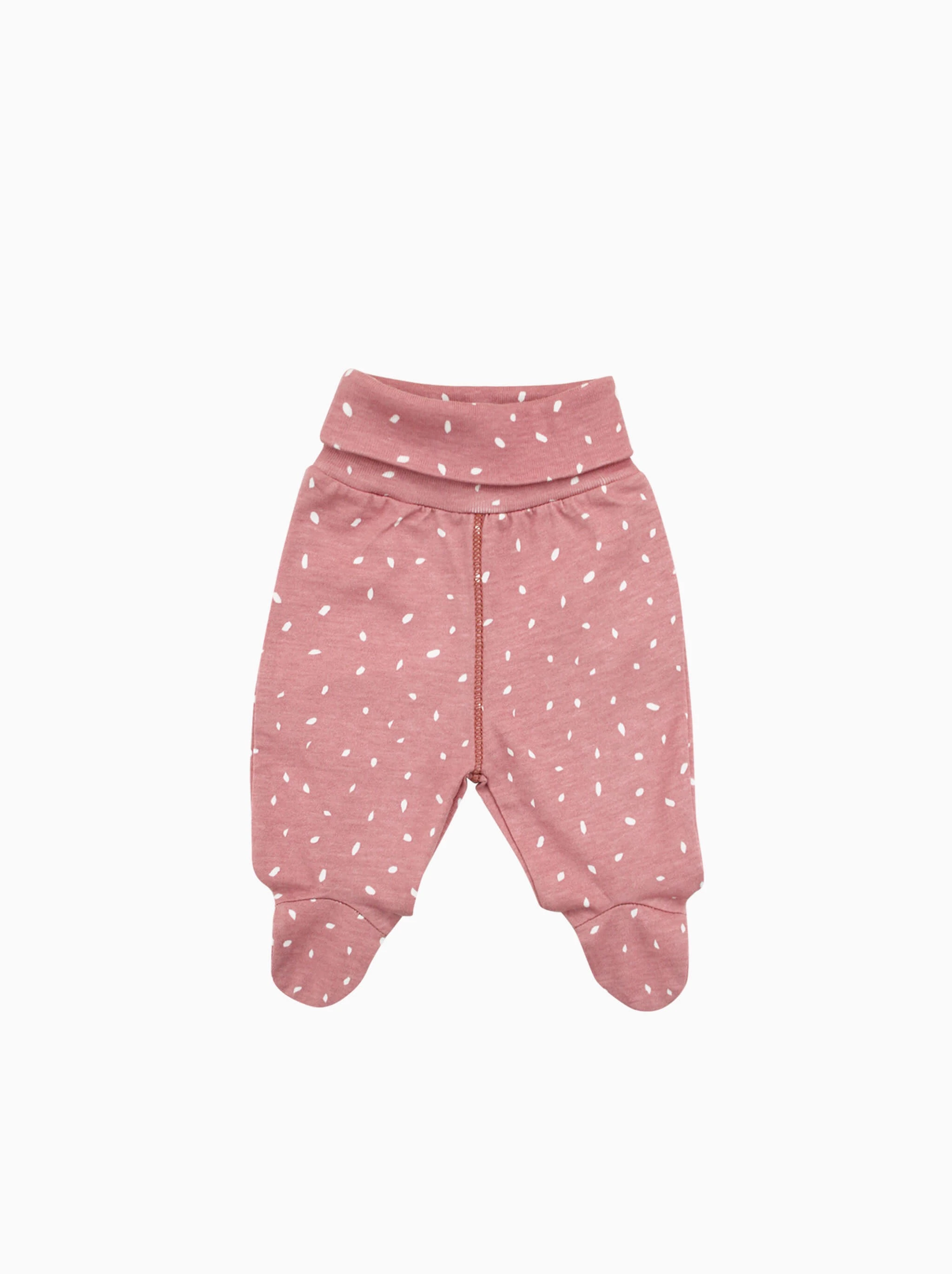 baby footed pants · cherry dots
