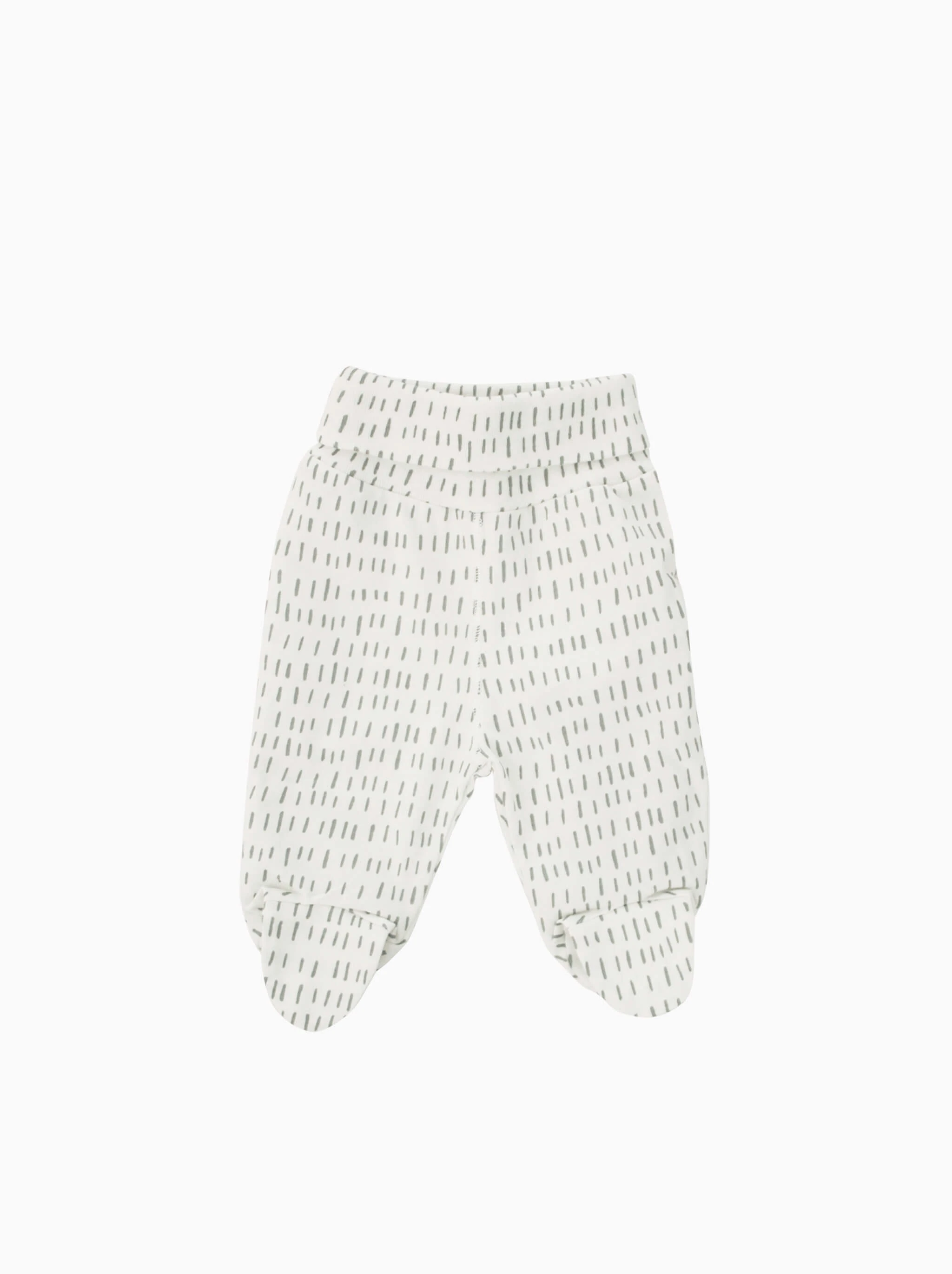 baby footed pants · grey strokes