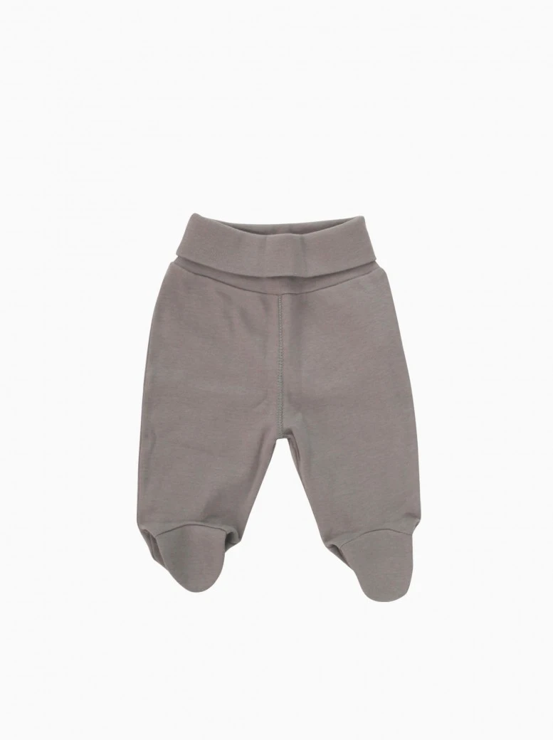 baby footed pants · grey