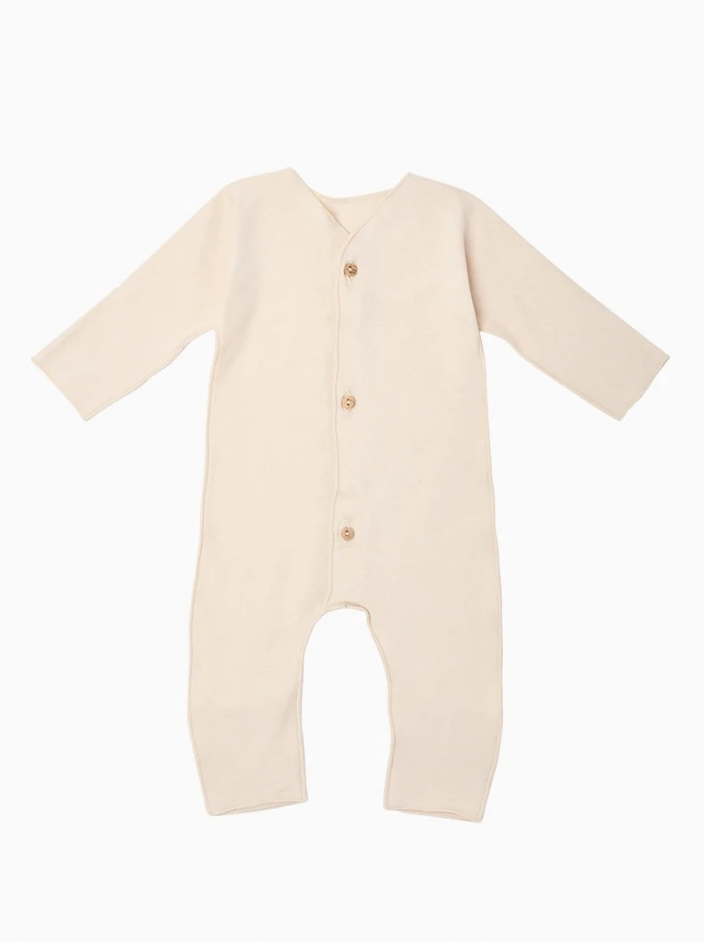 reliefwear baby button-up onesie · undyed