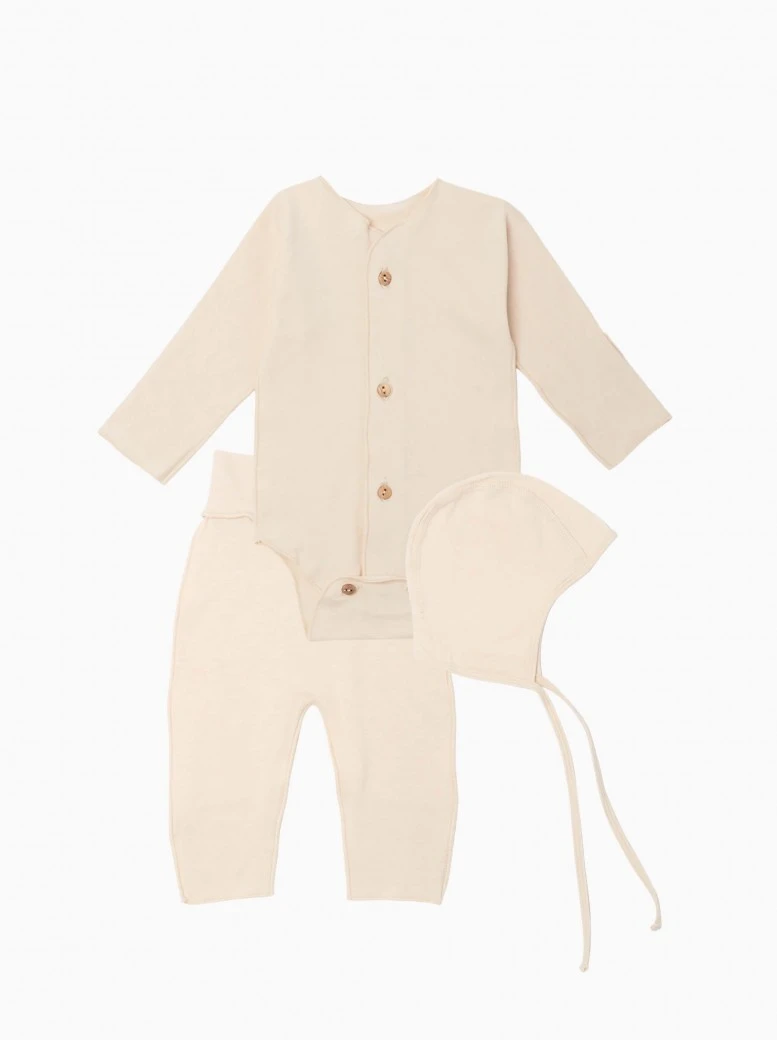 relifwear complete baby set · undyed