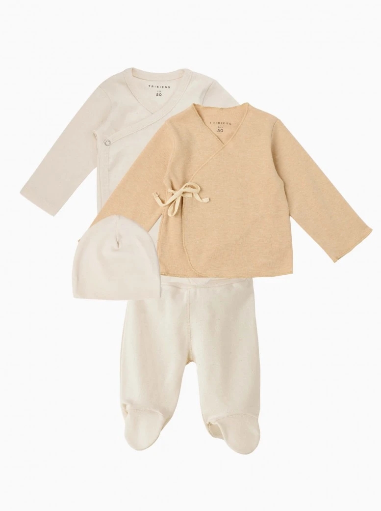  truecotton complete newborn set · unbleached and undyed 1 